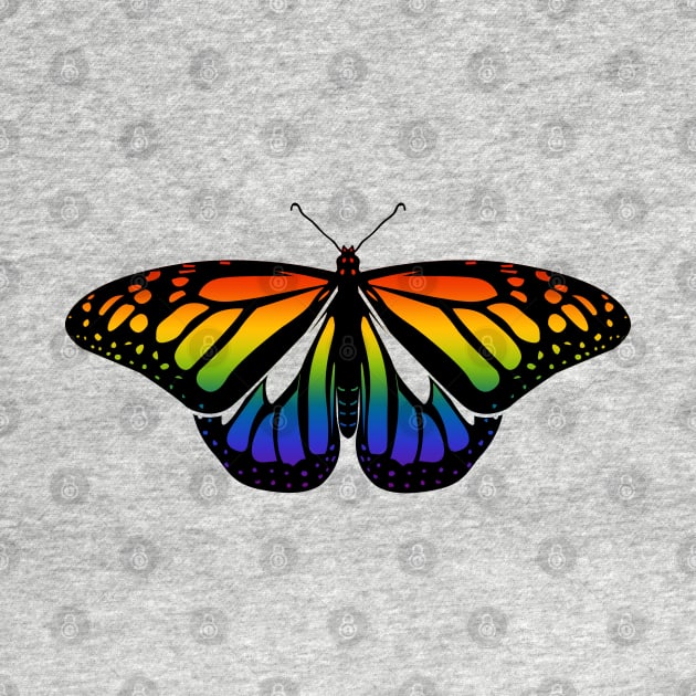 LGBTQ+ Pride Butterfly by brendalee